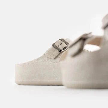 PLATFORM DOUBLE BUCKLE Giulietta Warm Grey SPARKLE SLIDE Sandal Lemon Jelly 