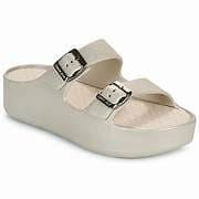 PLATFORM DOUBLE BUCKLE SPARKLE SLIDE Sandal Lemon Jelly 