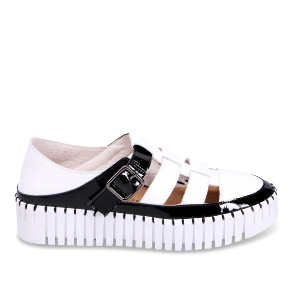 PLATFORM LEATHER OPEN STRAP SNEAKER Shoes Django & Juliette 