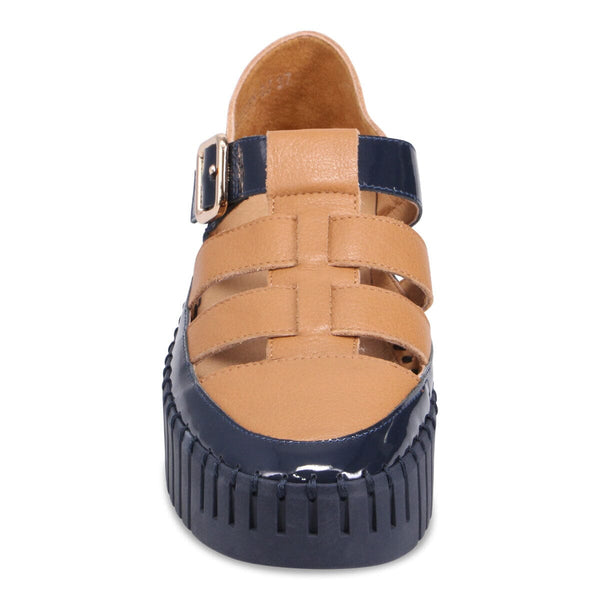 PLATFORM LEATHER OPEN STRAP SNEAKER Shoes Django & Juliette 