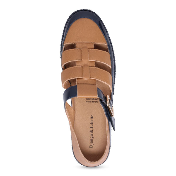 PLATFORM LEATHER OPEN STRAP SNEAKER Shoes Django & Juliette 