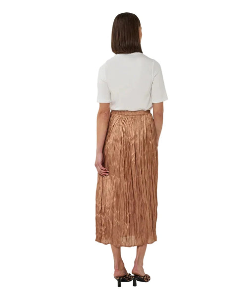 PLISSE CHANGEANT CAPPUCCINO SKIRT Skirt Esqualo 