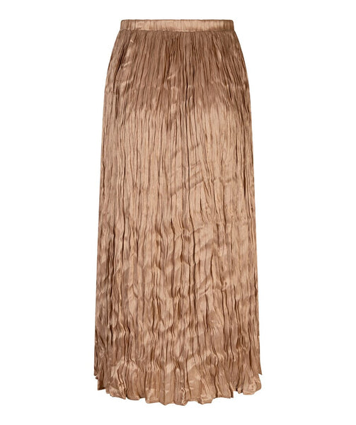 PLISSE CHANGEANT CAPPUCCINO SKIRT Skirt Esqualo 