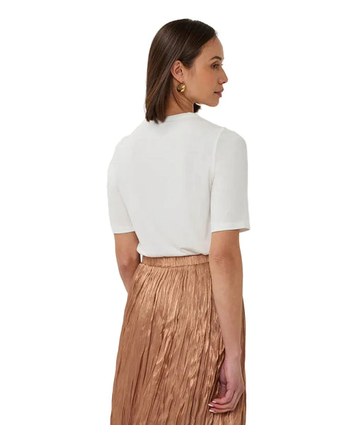 PLISSE CHANGEANT CAPPUCCINO SKIRT Skirt Esqualo 