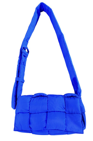 QUILTED WOVEN CROSSBODY BAG Handbag Inzi 