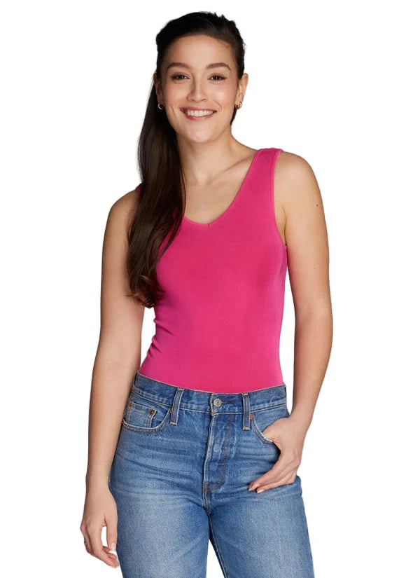 REVERSIBLE FUSCHIA BAMBOO CAMISOLE Camisole C'est Moi O/S Fuschia 
