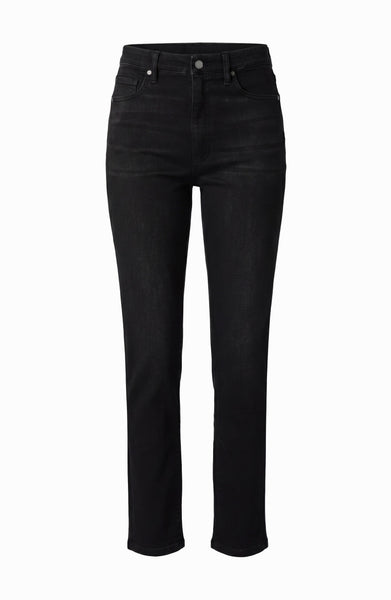 ROWAN HIGH RISE SLIM WITH COMFORT WAIST BLACK JEANS Jeans Liverpool 