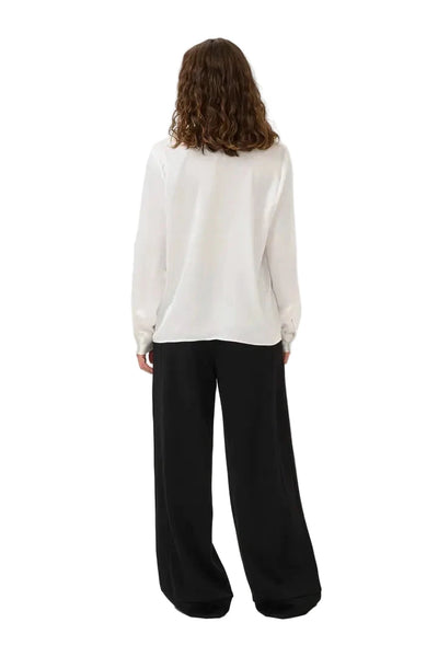 RUFFLE WHITE BLOUSE Blouse Culture 