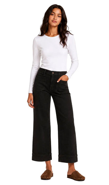 SANCTUARY DARK CHARCOAL MARINE DENIM PANT Jeans Sanctuary 