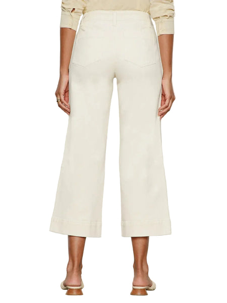 SANCTUARY FRENCH VANILLA CREAM FRONT POCKET CROP WIDE LEG PANT Jeans Sanctuary 