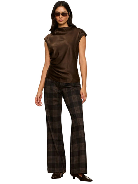 SANCTUARY RELAY PLAID PULL ON PANT Pant Sanctuary 