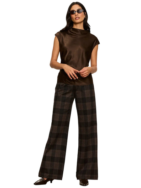 SANCTUARY RELAY PLAID PULL ON PANT Pant Sanctuary S Plaid 