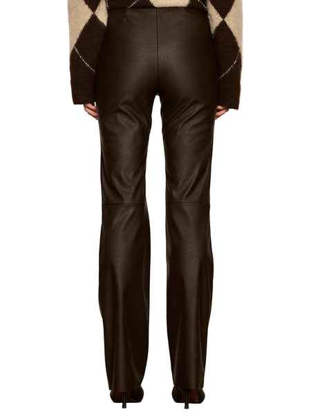 SANCTUARY SASHAY PULL ON BROWN FAUX LEATHER PANT Pant Sanctuary 