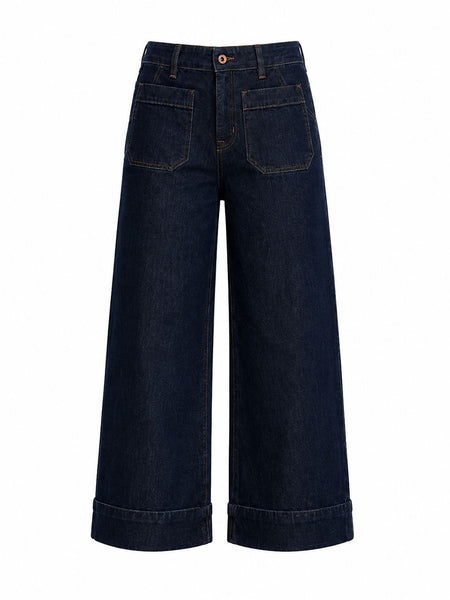 SANCTUARY THE MARINE DENIM DARK BLUE PANT Jeans Sanctuary 