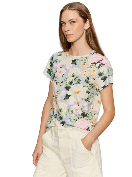 SANCTUARY THE PERFECT CREW NECK SPRING FLORAL T T Shirts & Tops Sanctuary 