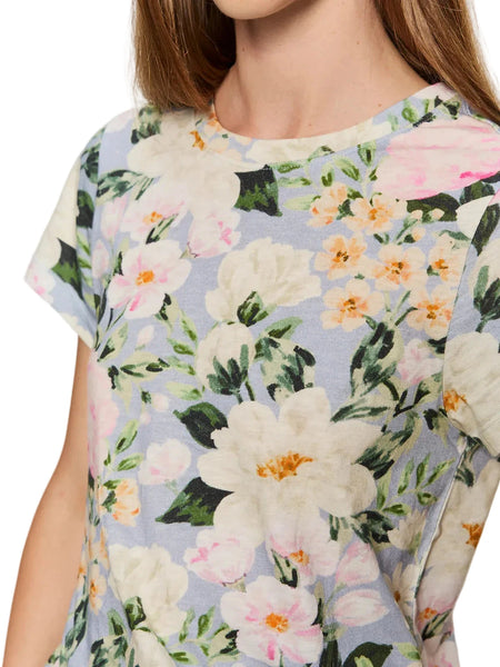 SANCTUARY THE PERFECT CREW NECK SPRING FLORAL T T Shirts & Tops Sanctuary 