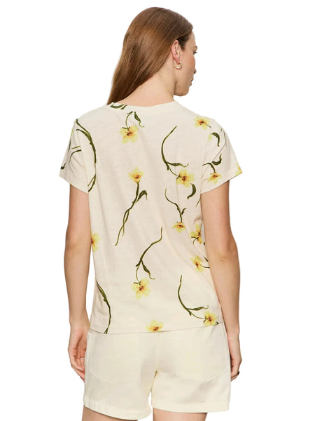 SANCTUARY THE PERFECT CREW NECK T LEMON MEADOW T Shirts & Tops Sanctuary 