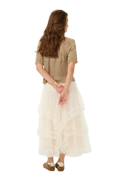 SHORT SLEEVE KNIT BLOUSE Shirts & Tops Kaffe 