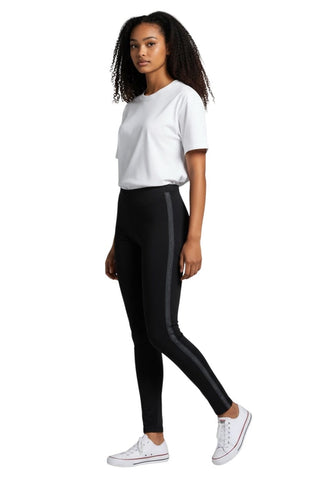 SIDE GLITTER STRIPE LEGGING Legging Bali XS Black 