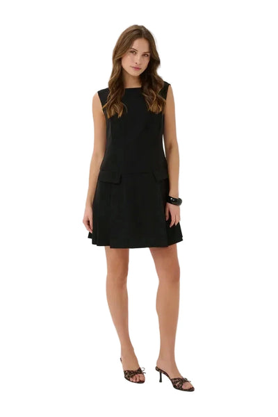 SLEEVELESS BLACK MINI DRESS Dress CULTURE 