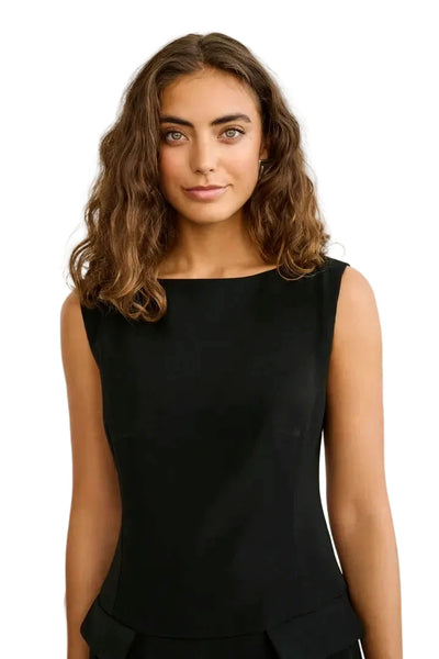 SLEEVELESS BLACK MINI DRESS Dress CULTURE 