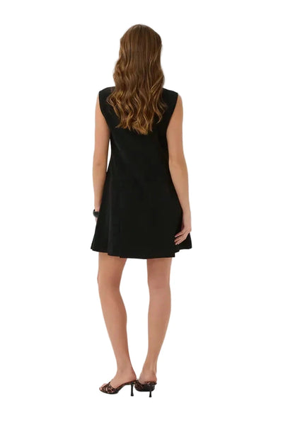 SLEEVELESS BLACK MINI DRESS Dress CULTURE 