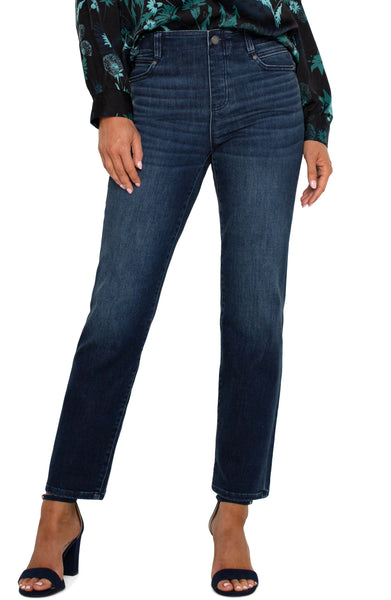 SLIM PULL ON MID RISE WARNER LAKE BLUE JEANS Jeans Liverpool 