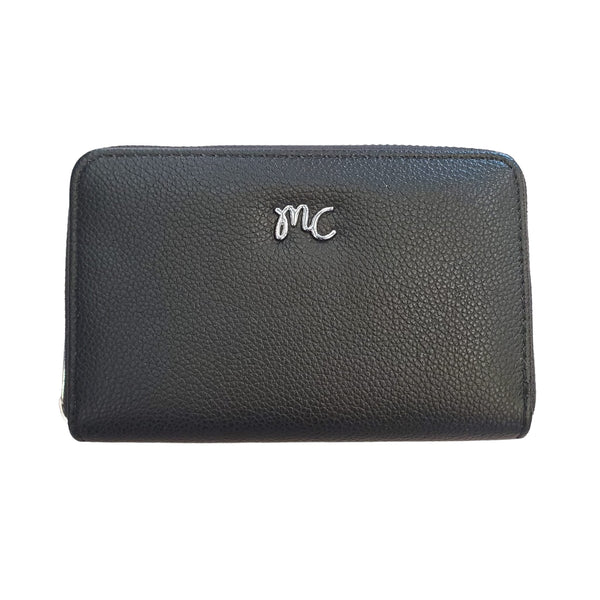 SMALL ZIP AROUND BLACK WALLET Wallet Miss Caprice Black 