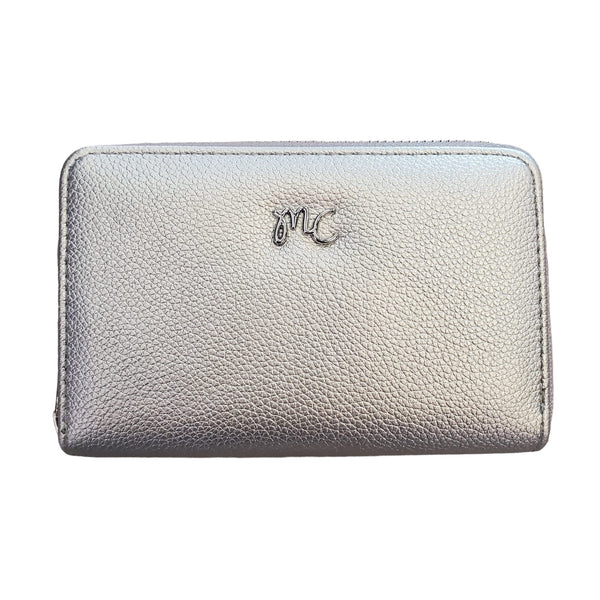 SMALL ZIP AROUND SILVER WALLET Wallet Miss Caprice Silver 