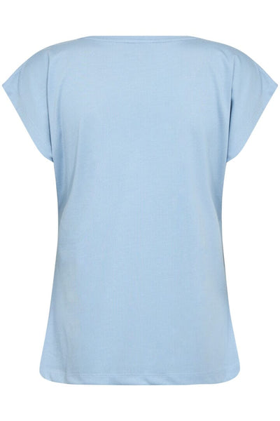 SOFT CHAMBRAY BASIC V NECK T SHIRT Blouse Kaffe 
