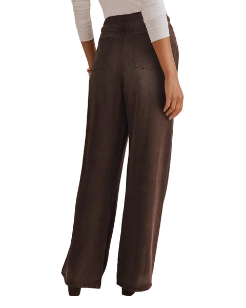 SPLENDID ULTRA SOFT BROWN DRAWSTRING PANT Pant Splendid 