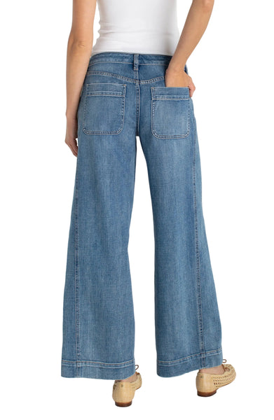 STRIDE WIDE LEG WITH UTILITY DETAILED JEANS Jeans Liverpool 