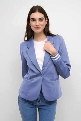 STRIPED CUFF SPORTY INDIGO BLAZER Blazer Kaffe 