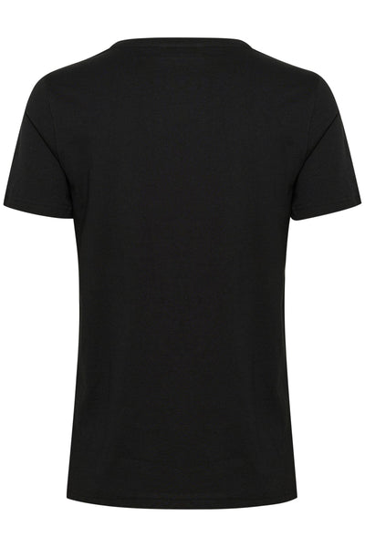 STRONGER TOGETHER HEART HAND BLACK T SHIRT T-Shirt CREAM 