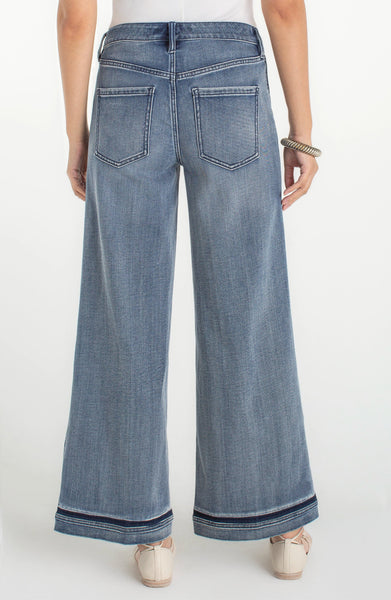 SUPER STRIDE WIDE LEG SHADOW CUFF JEANS Jeans Liverpool 