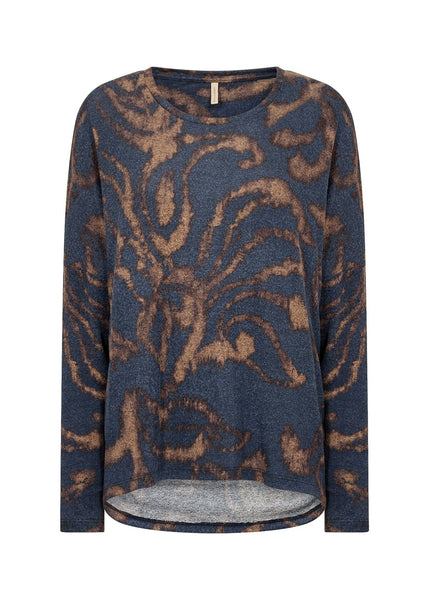 TOP SWEATER 27830 NAVY MIX SWEATER SOYACONCEPT 