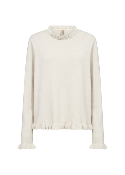 TOP SWEATER 33871 LIGHT SAND MIX SWEATER SOYA CONCEPT 