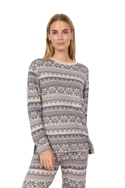 ULTRA SOFT GREY TWO PIECE PAJAMA SET Pajamas SOYA CONCEPT 