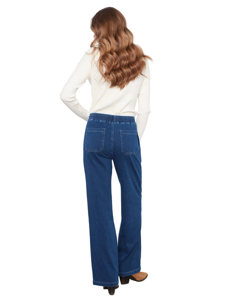 ULTRA SOFT WIDE LEG DENIM JOGGER PANT Jeans Charlie B. 