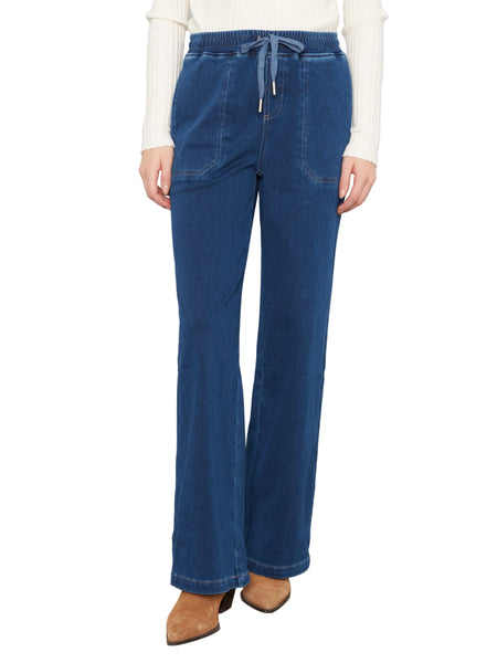 ULTRA SOFT WIDE LEG DENIM JOGGER PANT Jeans Charlie B. 