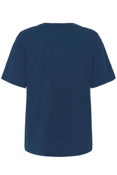 V NECK NAVY T SHIRT T Shirts & Tops CULTURE 
