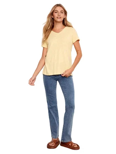 V NECK SHORT SLEEVE T SHIRTS T Shirts & Tops Charlie B 