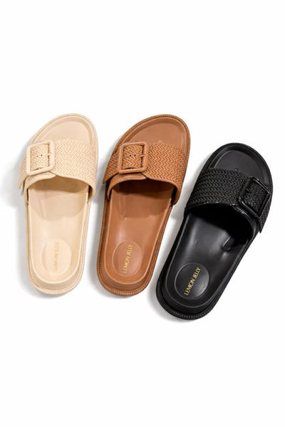 VEGAN FLAT SANDALS WITH STRAPS Sandal Lemon Jelly 