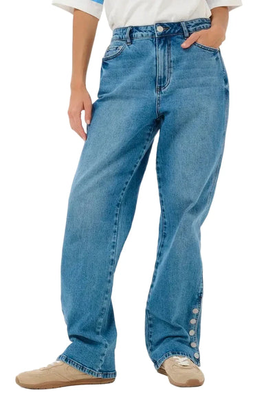 VINTAGE BLUE BAGGY JEANS Pants Kaffe 34 Vintage Blue 