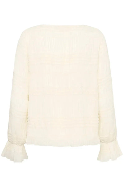 WHISPER WHITE DETAILED SLEEVE BLOUSE Dresses CREAM 