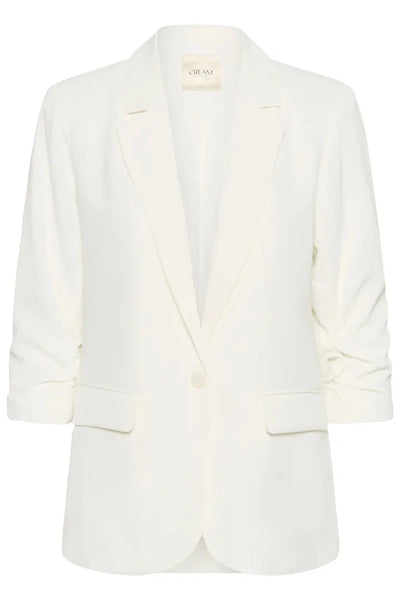 WHITE BOYFRIEND BLAZER Jacket CREAM 
