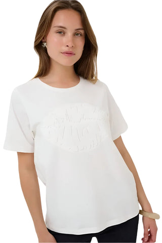 WHITE CREW NECK T SHIRT T-Shirt CULTURE 
