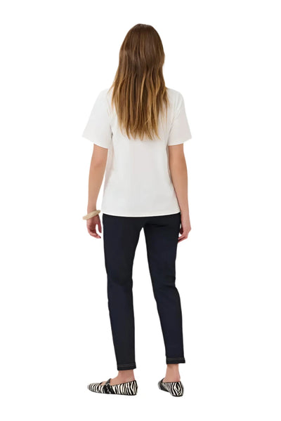 WHITE CREW NECK T SHIRT T-Shirt CULTURE 