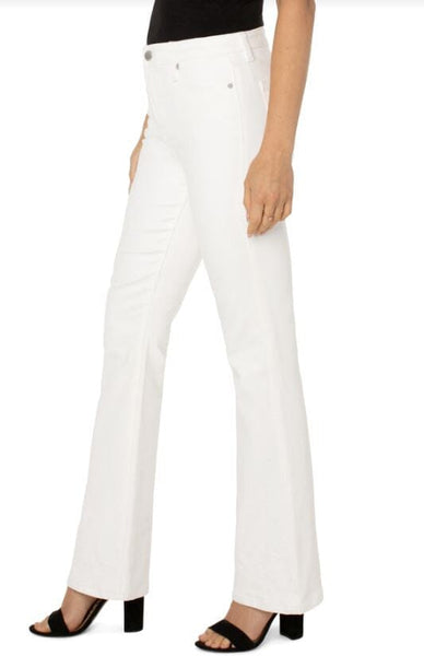 WHITE LUCY BOOT CUT HIGH RISE JEAN Jeans Liverpool 2 White 