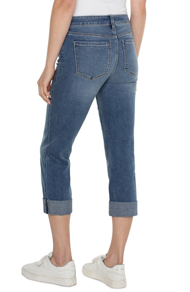 WIDE CROP ROLLED CUFF JEAN Jeans Liverpool 